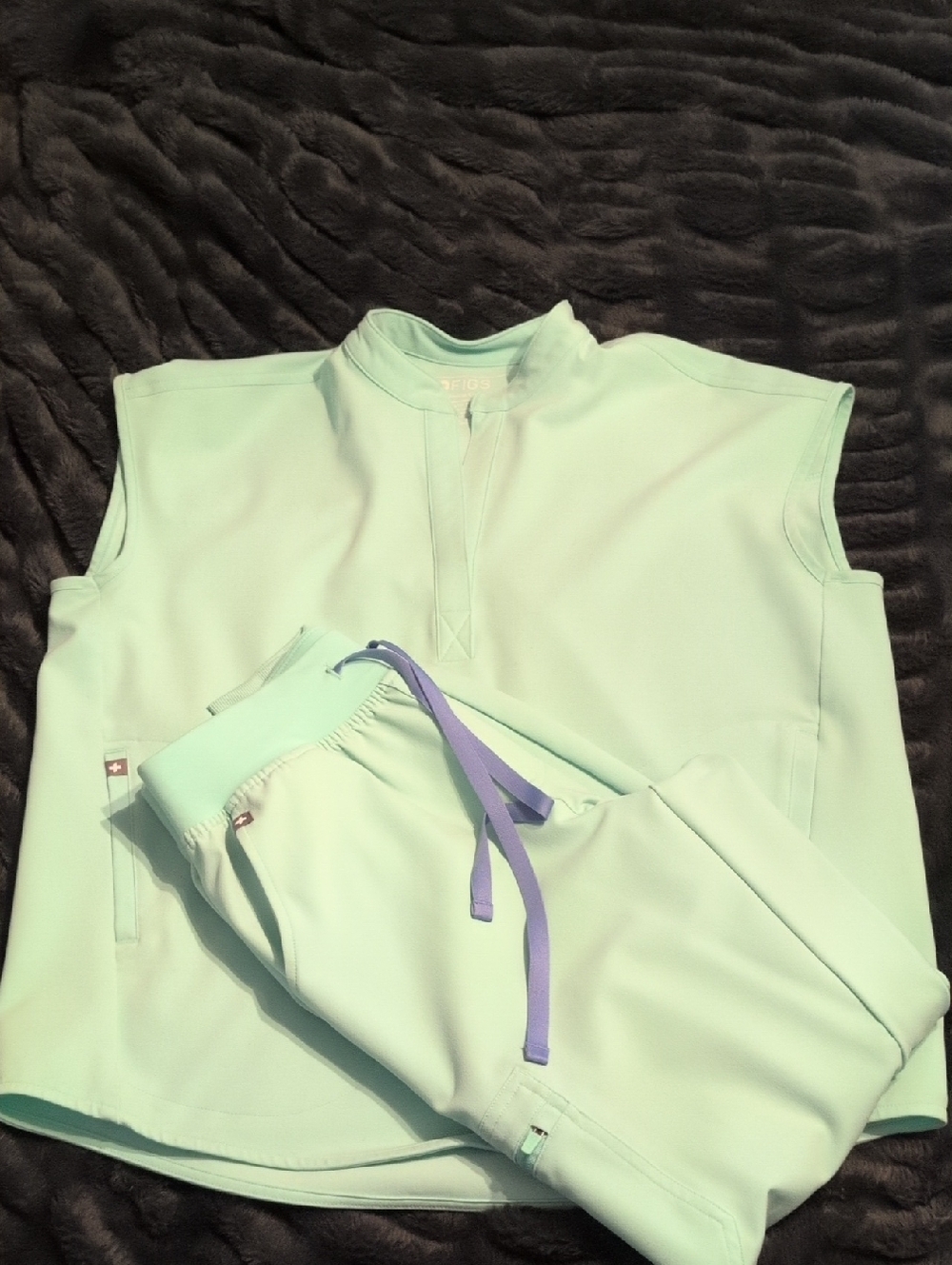 Figs Seafoam Green Medical Scrub Set